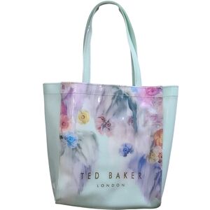 Ted Baker London Nylon Tote Bag In Teal, Inner Pocket